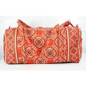 Retired Vera Bradley Weekender Duffel Bag in Paprika Large Travel Bag